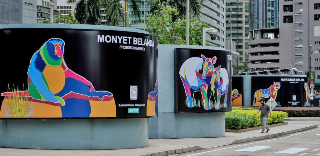 Ilustrasi Haiwan Malaysia: Big Tree’s OOH Campaign Spotlights Malaysia ...