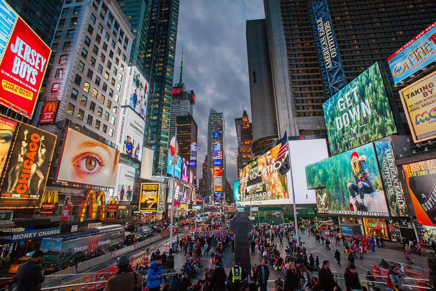 Times Square in New York City