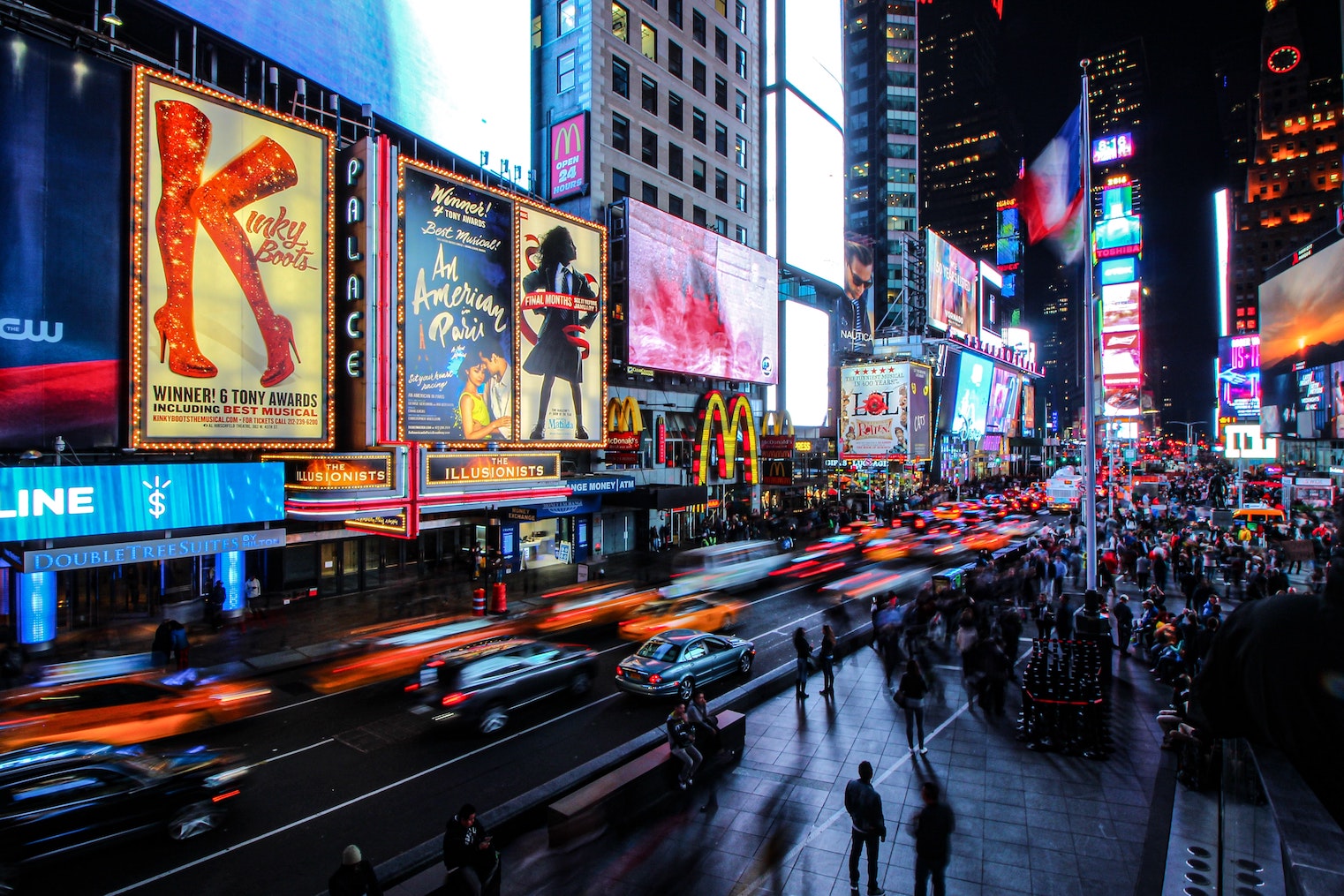 Times Square in Midtown Manhattan, New York City. 