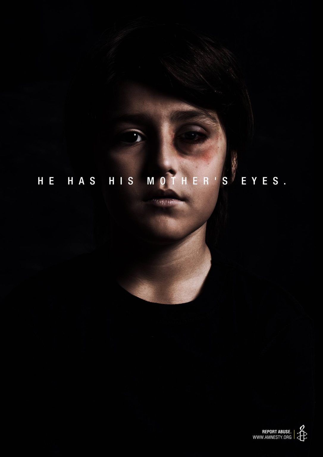 "Eyes, Lips, Nose" Campaign Poster