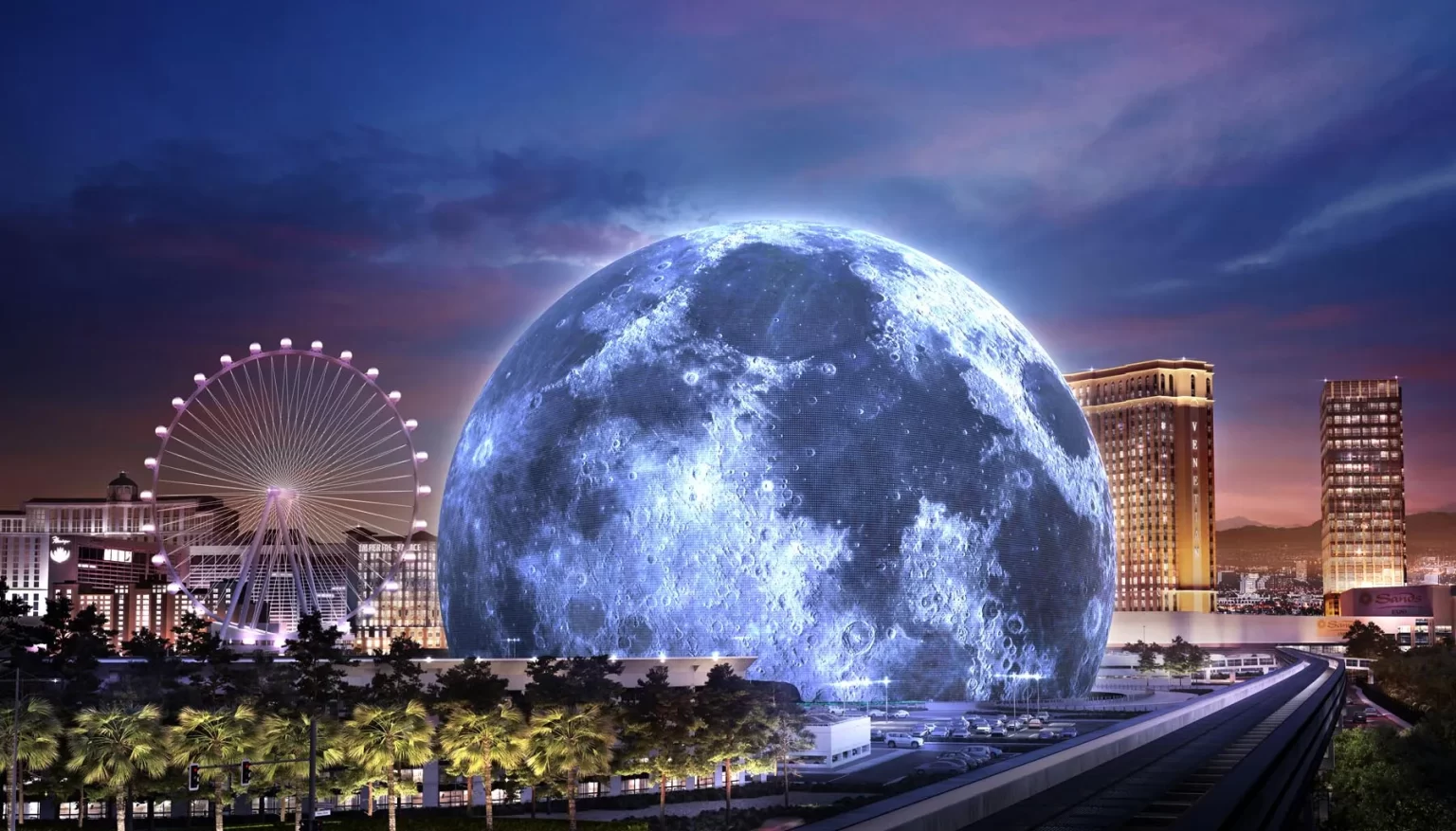 the Sphere at The Venetian Resort in Las Vegas
